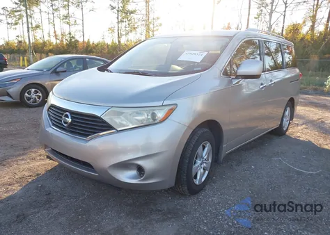 2013 Nissan Quest Sv from USA, damaged, VIN JN8AE2KP2D9066681
